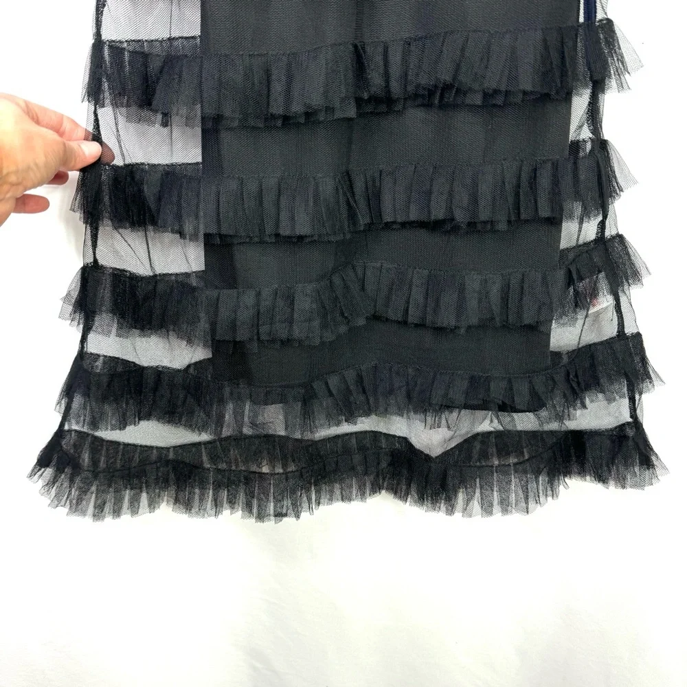 NEW Never Fully Dressed Kate Sheer Ruffled Mini Dress - Picture 8 of 15
